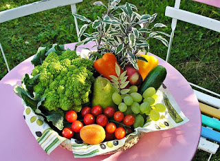 green fruits and vegetables