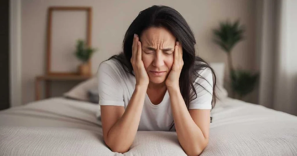 Migraine medication can help woman suffering from migraine pain